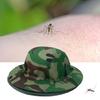 Foldable Net Yarn Hat Sun-proof Breathable Hiking Camping Fishing Double-Use Cap