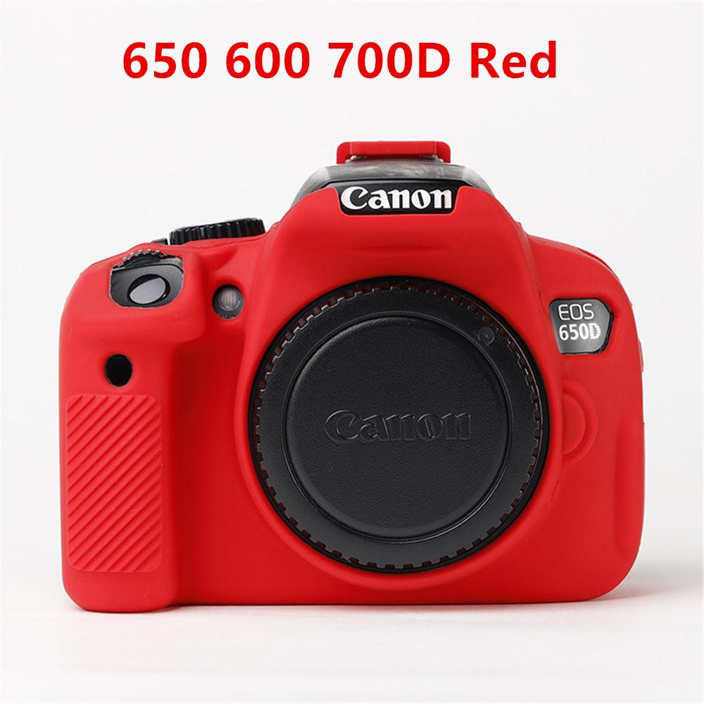 Soft Silicone Armor Camera Body Case For Canon EOS R10 R7 RP R6 R 7D 77D 600D 650D 700D Shockproof Cover