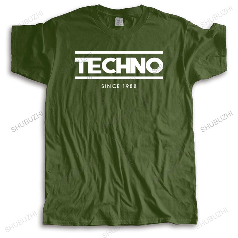 many summer High Quality t shirt short sleeve New Summer Tshirts Detroit Techno 1988 hip hop printed Men Oneck Teeshirt
