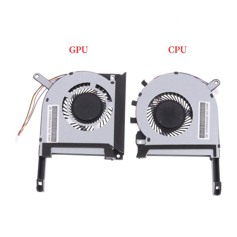 Ventoinha Cooler de Refrigeração para CPU e GPU de Laptop para Asus Tuf Gaming Tuf Gaming Fx506 Fx95D Fx505Gm Fx86 Fx505