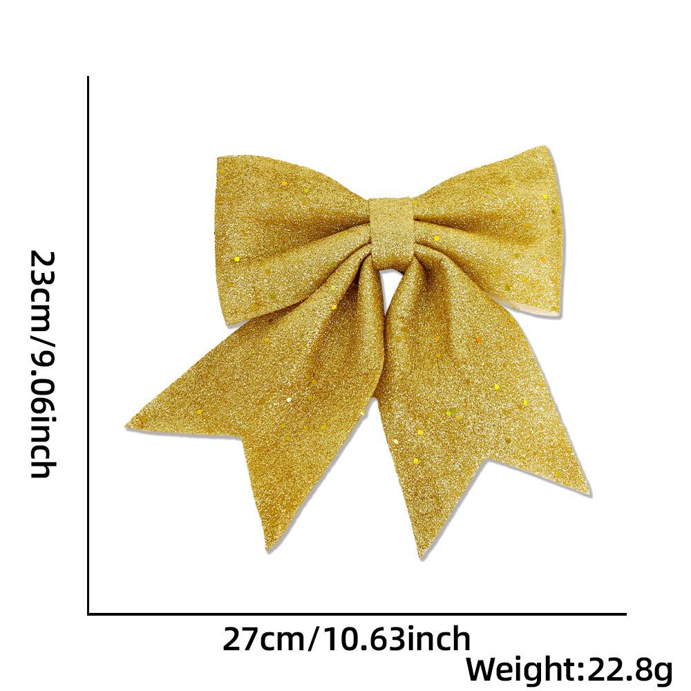 Pearl Stylish Cotton Glitter Bow Ornaments Ideal For Holiday Decor And Diy Projects Craft