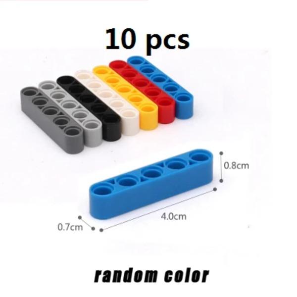 MOC High-tech Beam Thick Series L-shape and Bent Beam DIY Building Blocks Bricks Compatible with Lego High-tech Educational Toy