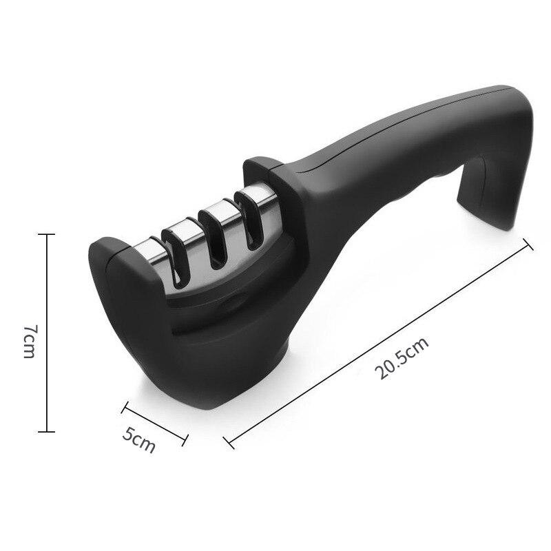 3 Aşamalı yüksek kaliteli Bıçak Bileyici Elmas Seramik Çubuk Bileyici Bileme Aracı