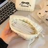 New Bow Period Bag Large Capacity Portable Sanitary Napkin Storage Bag Multifunctional Tampon Holder Girl