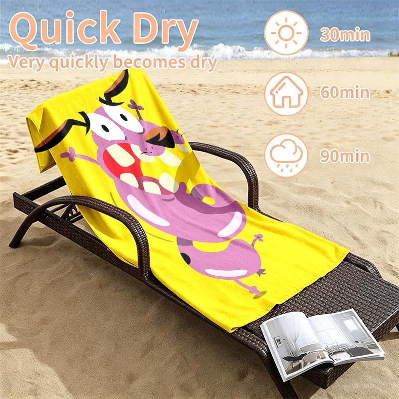 Brave Dog Beach towels also serve as bath towels summer essential a musthave for the outdoors the beach and the pool