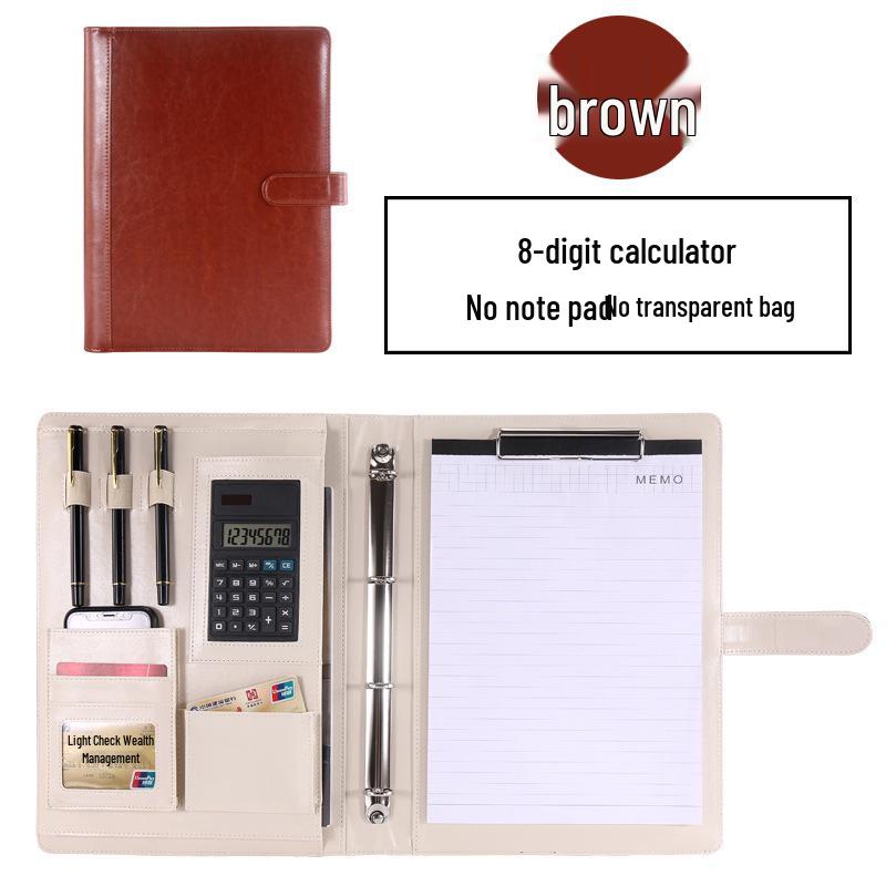 Manufacturer A4 Manager Zippered Business Ring Binder & Clipboard