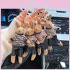 Stylish Rabbit Doll Keychain Trendy Backpack Accessory For Girls