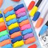 20/50PCS Chisel Shape Erasers Correction Stationery Pen Top Protector  School Office Supplies