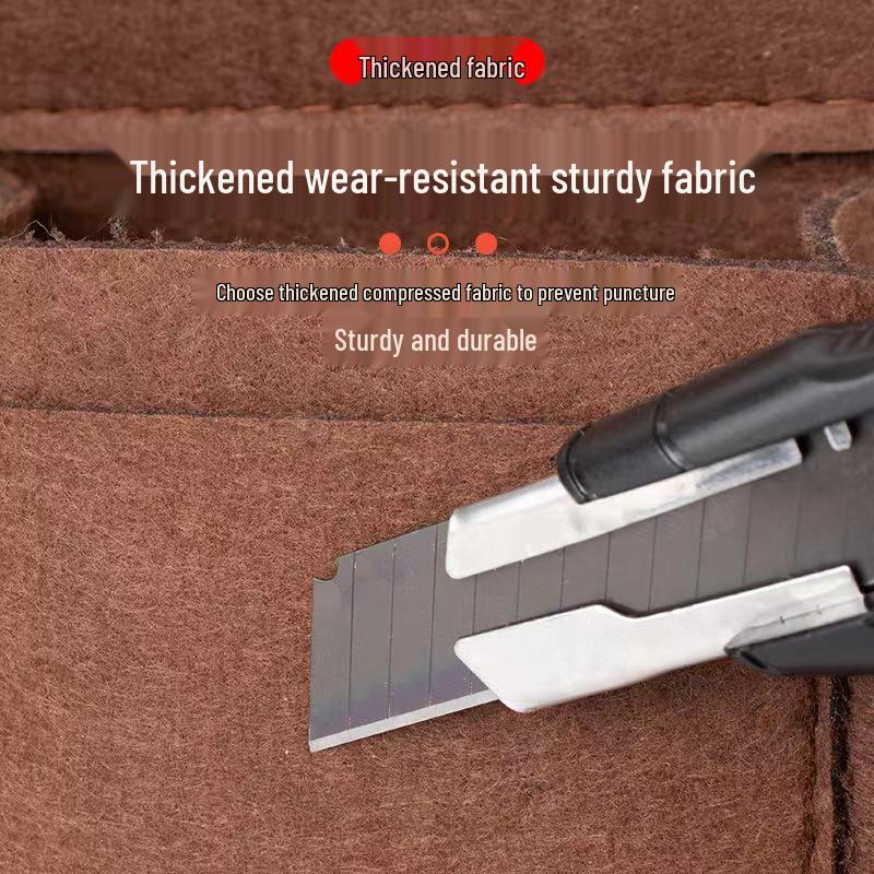 Wear-Resistant Woodworking and Construction Tool Belt Pouch
