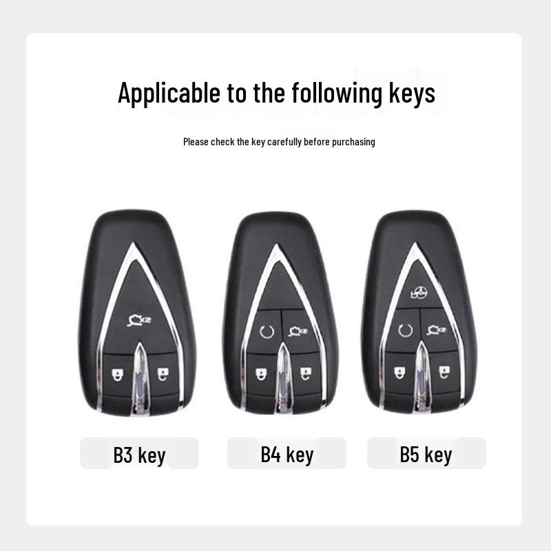 High-End Metal Key Shell for Changan CS75 PLUS, CS55 PLUS (3rd Gen), and Yidong Univ Models