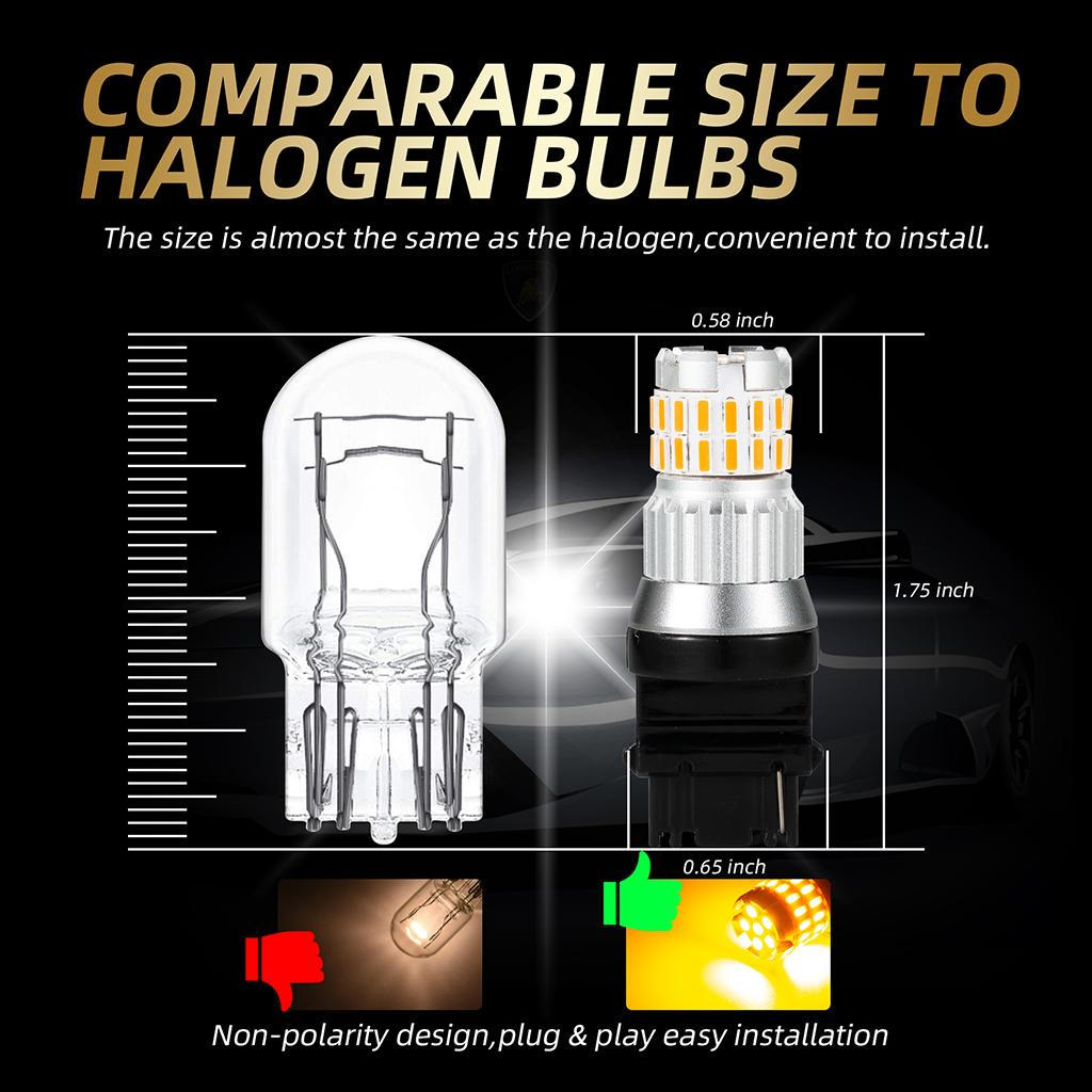 1 Truck 4 Brake Stop Lights Bulbs Degree Lighting, Extremely Bright