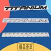 3D TITANIUM for Trunk Nameplate Decal Emblem Badge Sticker
