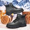 High Top Casual Walking Shoes for Men Outdoor Anti-Slip Ankle Boots Thick Sole Men Motocross Boots New Fashion Male Basic Boots