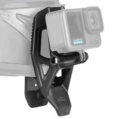 HSU Helmet Chin Mount Clip for Go Pro Hero DJI Action 5 Sports Camera Holder for Insta360 Ace Pro Hero Clip for Action Ideal for POV Photography