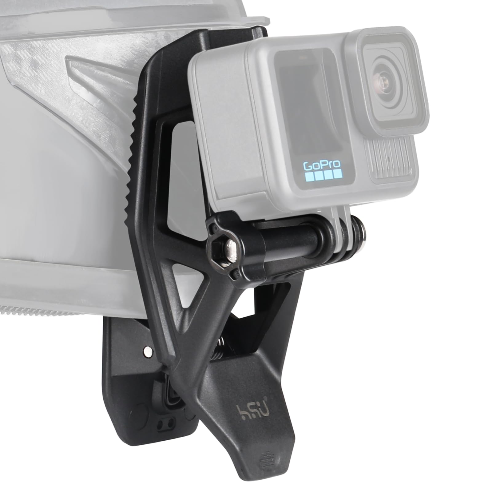 

HSU Helmet Chin Mount Clip for GoPro Hero DJI Action 5 Sports Camera Holder for Insta360 Ace Pro Hero Clip for Action Ideal Camera Accessory for POV чорний