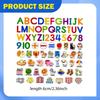 75Pcs Board Pieces Precut Figures Early Learning for Kids Decoration Themed Storytelling Preschool