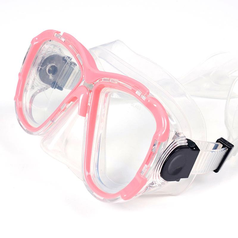 Diving goggles, silicone snorkeling glasses