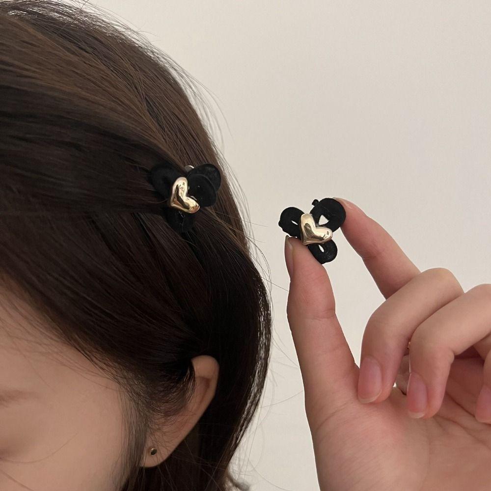 

Когти для волос, мини-женские аксессуары для волос, головные уборы в корейском стиле, небольшой зажим для волос, флокирующийся коготь для волос