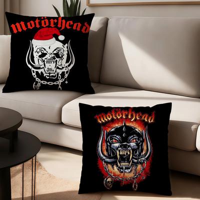 Rock Band M-Motorhead Pillow Case Office Cushions Suitable For Sofa Car Bedroom Decorative Cushion Cover