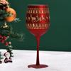 450/520ml Christmas tree Goblet Red Wine Glass Egg Cups Electroplating Engraving Champagne Glass Christmas Party Home Goblet