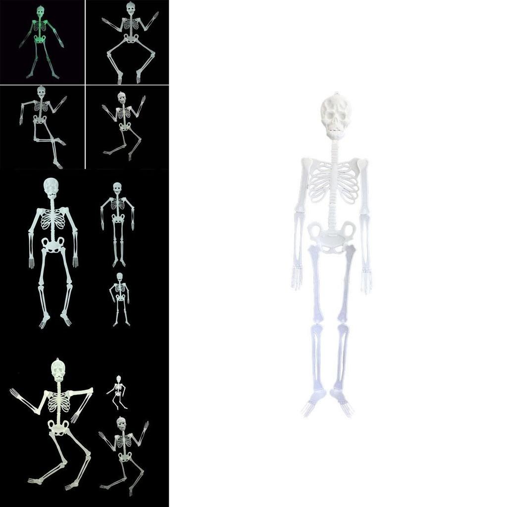 Halloween Scary Prop Luminous Hanging Human Skeleton Outdoor Party Decoration