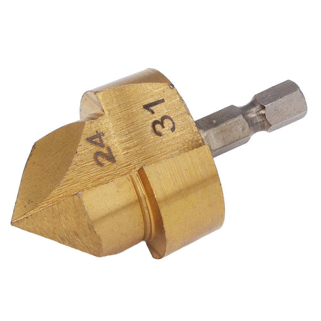 Professional Countersink Drill Bit 32 Hex Shank PPR Water Tube 24?31mm Blade Diameter Countersink