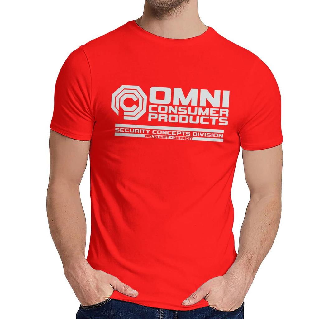 Round Collar Science Fiction Film Robocop Ocp Omnicorp Security Concepts T Shirt Popular Man Pure Cotton