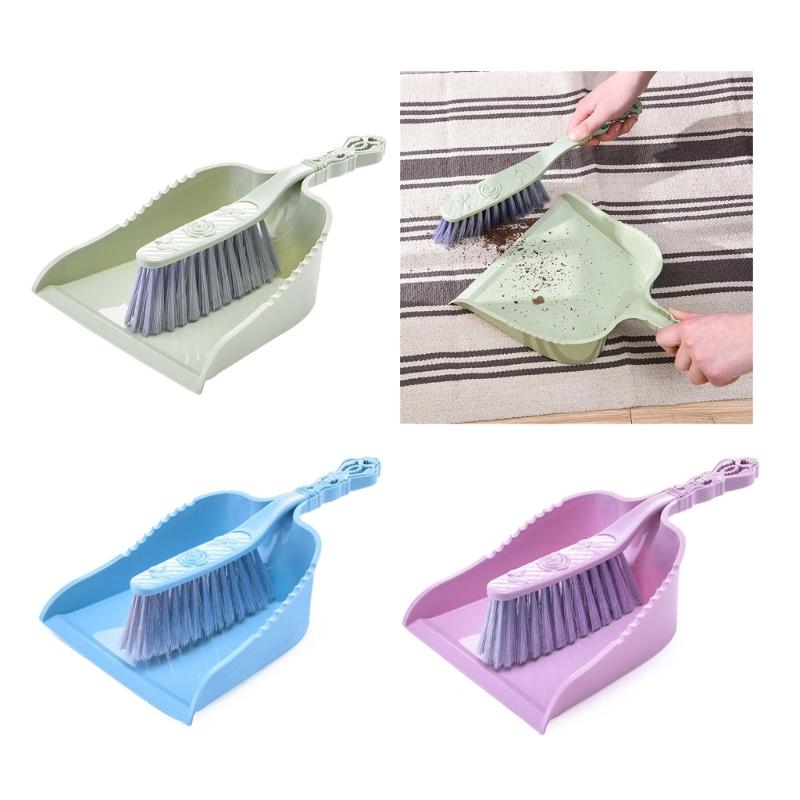 Household Cleaning Tool Small Sweeper And Dustpan Set For Tables Bed Quick Cleanup Desktop Use Cleaning Essential