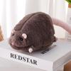 Cute Mouse Doll Cartoon Plush Flower Branch Rat Doll Soft Oversized Animal Figurefor Kids Gift Birthday Toys 40/90cm