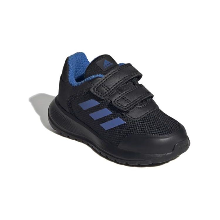 Adidas Tensaur Run 2.0 Comfortable Versatile Soft Sole Non-Slip Wear-Resistant Mid-Top Kids Casual Shoes Baby Casual Shoes Black Blue IF0361