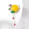 Seerosenteich Mondschein Seerosen Brosche Neue Chinesische Antike Weiblich High-End Texturiert Fransen Pin Design Sinn Brosche Mit Zubehör