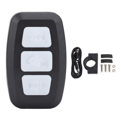 Kabelloser Telefoncontroller BT IPX6 Multifunktional Wiederaufladbar Fahrrad Telefonfernbedienung 5V Weiß