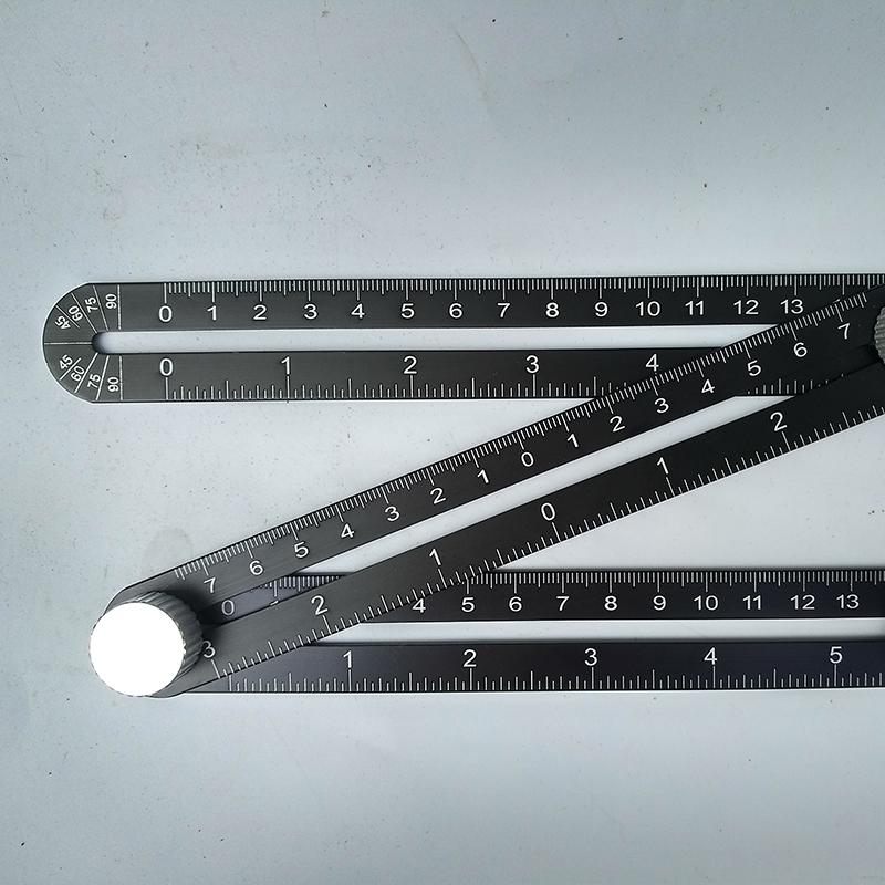 Buy ABS Multi-function Folding Ruler Plastic Activity Four-fold Ruler ...