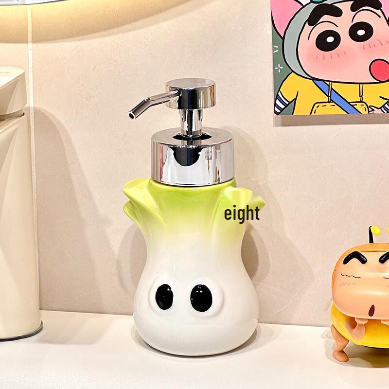 OIMG Scallion Mousse Ceramic Soap Dispenser