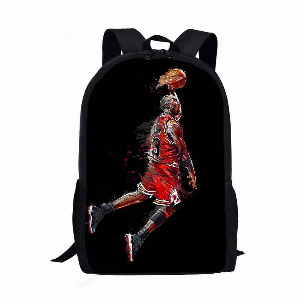 Stylish Kobe Curry James Basketball Star Backpack For Kids And Teens
