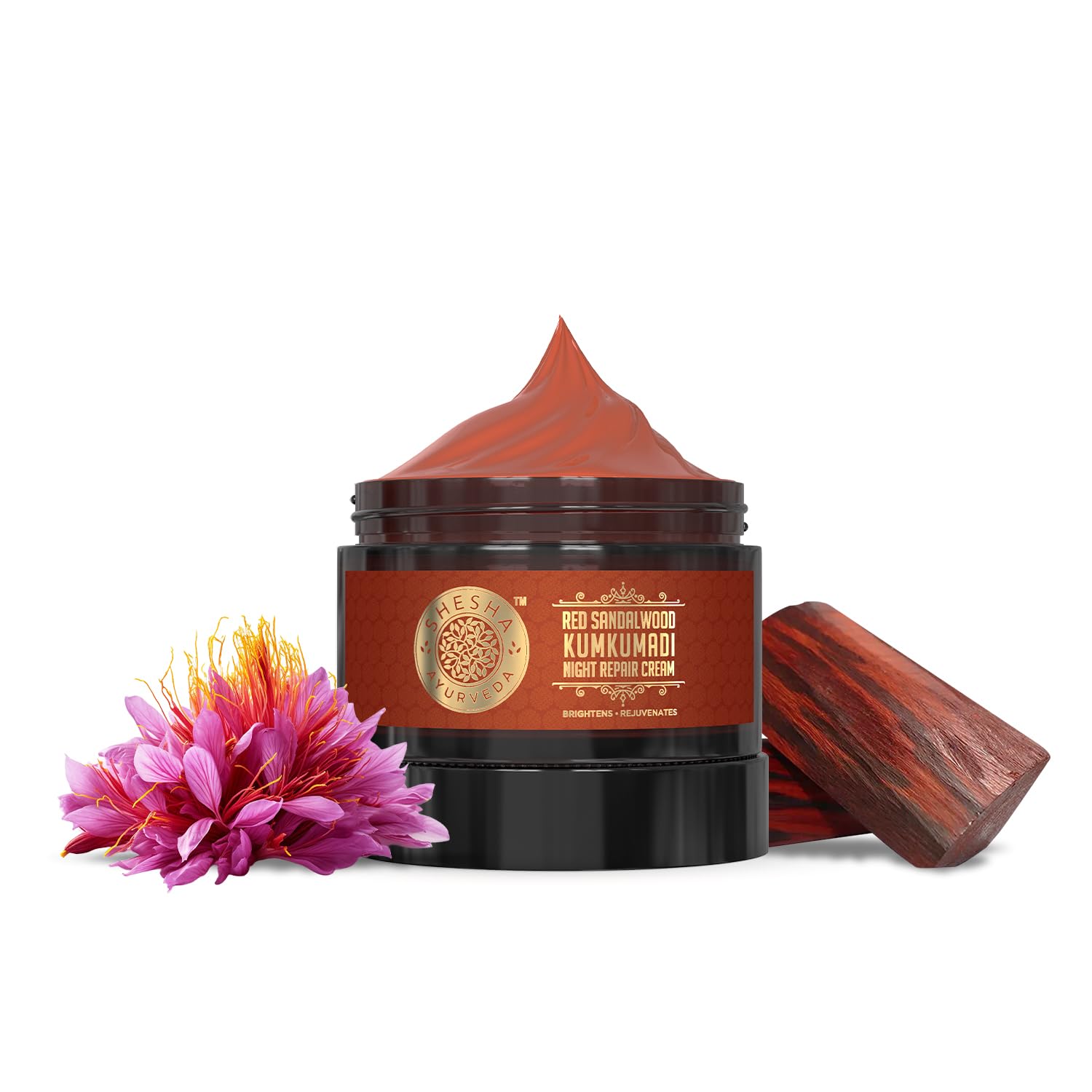 SHESHA NATURALS AYURVEDA Sarkanā sandalkoka ādas