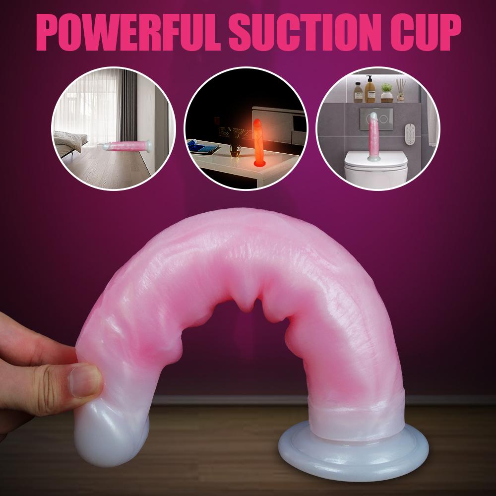 Velké realistické dildo pro ženy začátečnice Posuvná kůže předkožka Anální pochva Bodová stimulace G Umělý penis sexuální hračka masturbátor