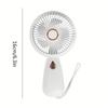 Small Rechargeable Personal Cooling Fan, Portable, Suitable for Travel, Indoor and Outdoor Use