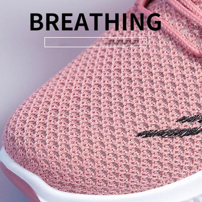Sapatos de malha femininos respiráveis para todos os tipos de estudantes, tênis de malha para o verão, sapatos casuais para mães