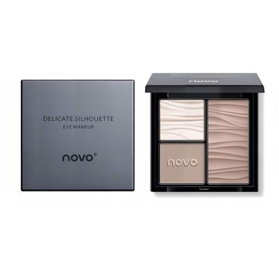 Nouă Paletă Contouring Geniloid 3 Shading Highlighter Contur Machiaj 1 buc #02 Caisă Piersică