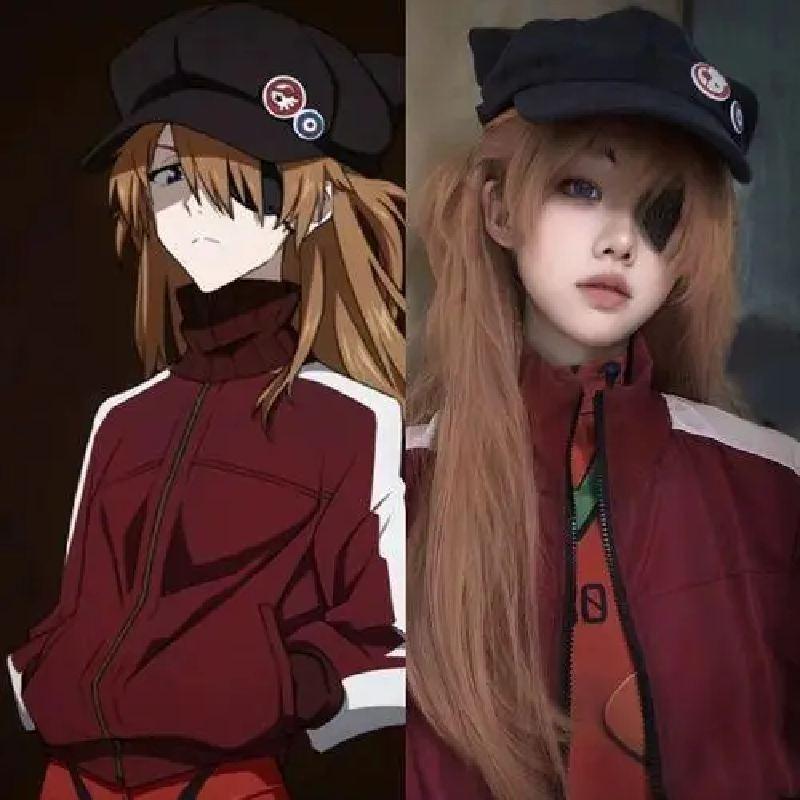 Asuka Eva Langley Soryu Hat Cosplay Accessories Fashion Hallowmas Gift Fans