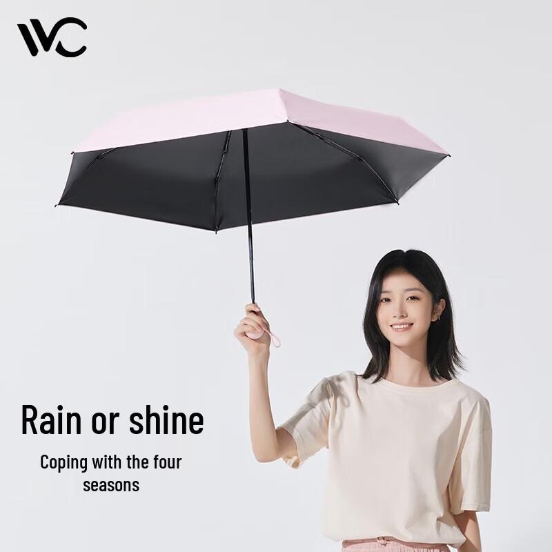 VVC SUNNY Travel 6-Fold Sun & Rain Umbrella