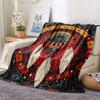 Dreamcatcher Print Flannel Blanket, High Quality Comfortable for All Seasons, Home Decor, Warmth and Comfort, Perfect for Christmas Gifts