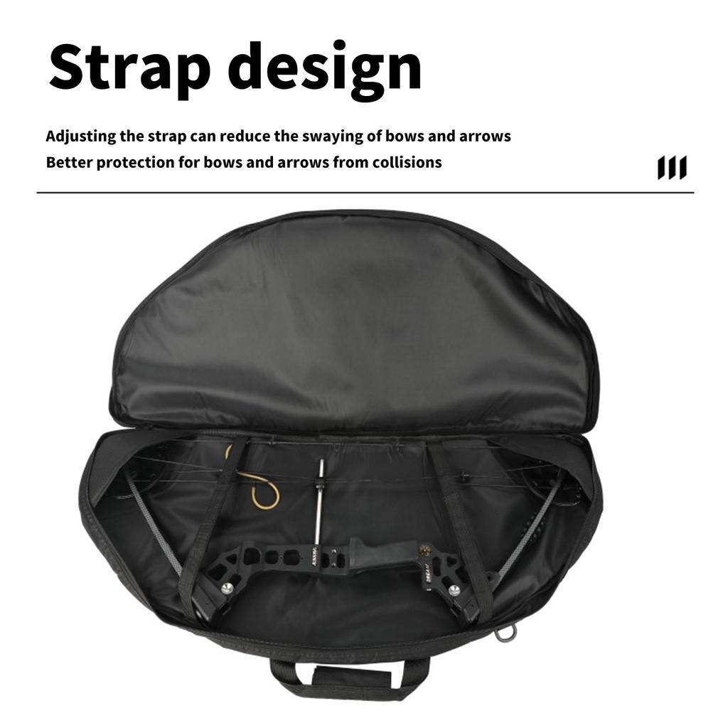 Geantă Portabilă pentru Arc Compus Rucsac pentru Arc de Exterior Husă de Transport Moale Ușoară Pânză Geantă pentru Arc pentru Vânătoare și Tir în Aer Liber