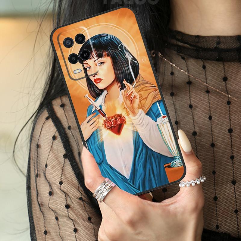 Pulp Fiction Movie Poster Case For Oppo A78 A98 A18 A38 A58 A60 A80 A40 A96 A76 A16 A94 A74 A54 A15 A17 A57 A77 A5 Pro