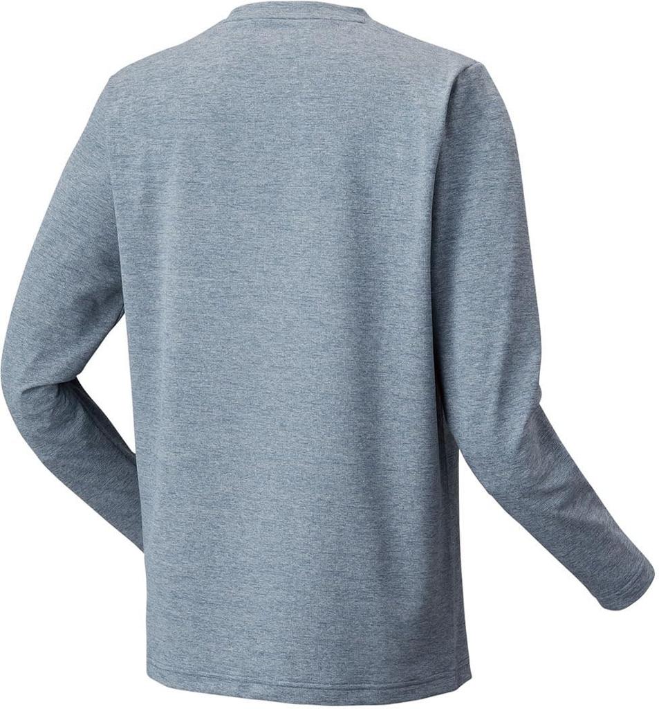 Long Sleeve Shirt Uni Long Sleeve Felt Blue S [Yonex] T-Shirt (Fit Style) (590)