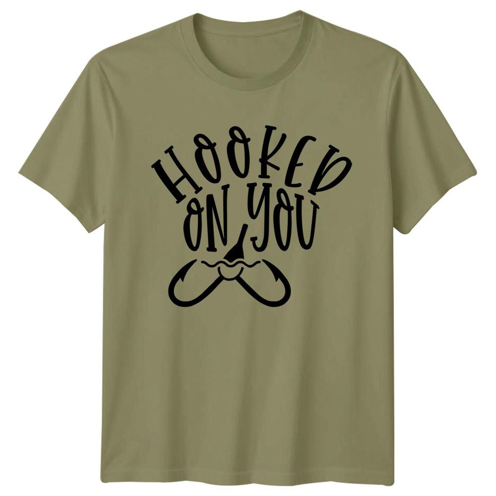 Hooked ON YOU Fishing Lover Unisexs TShirt Gift For FisherUnisex