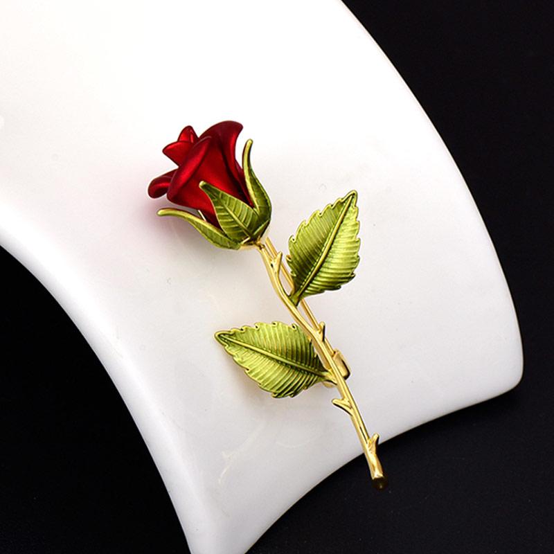 Little Prince 'S Rose Flower Vintage Brooch Women Clothing Flower Accessories Brooches Party Holiday Gift