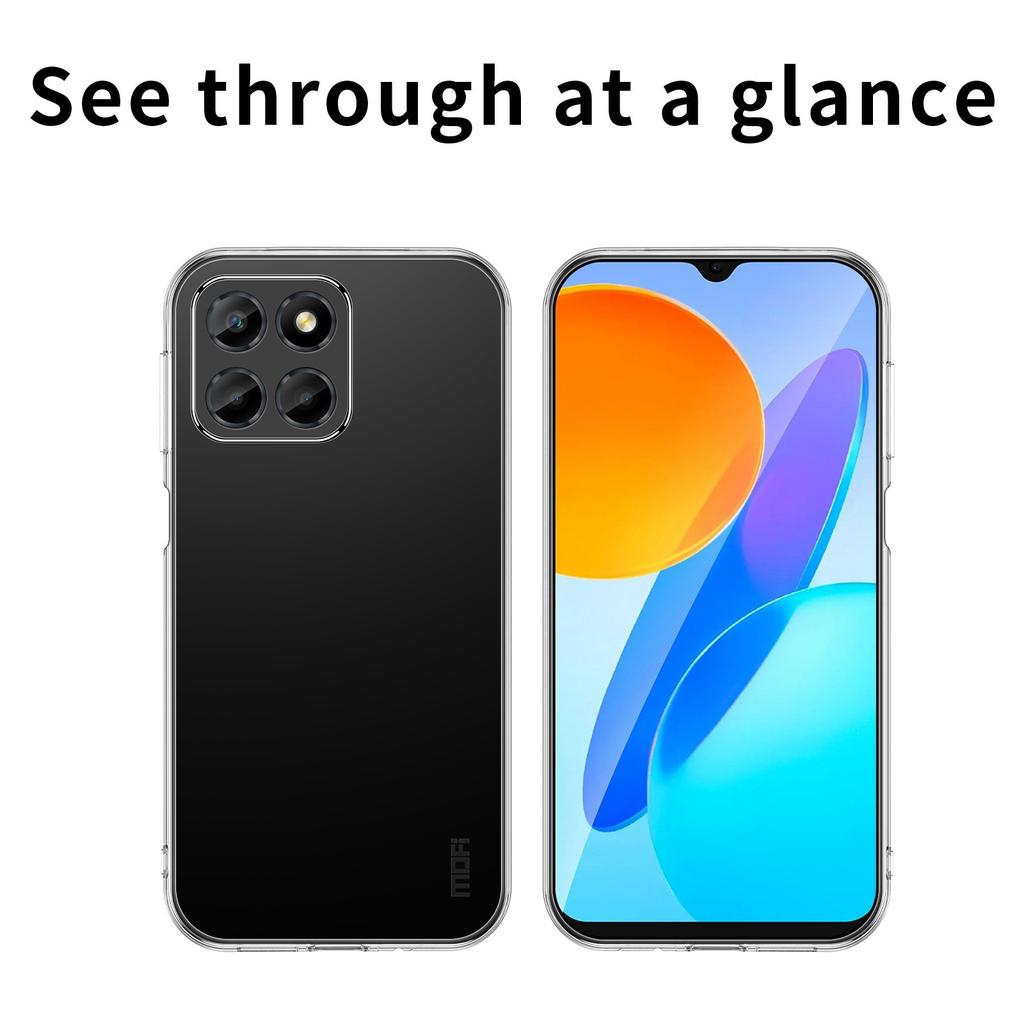 MOFI For Honor Play 60 Plus 5G Case Anti-Scratch Clear Soft TPU Phone Cover