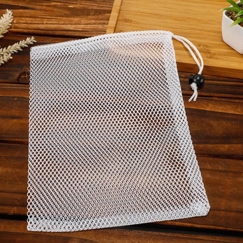 

10Pcs Filter Net Bag Mesh Bag Acquarium Pond For Bio Ball Carbon Media Ammonia Aquarium Fish Tank Isolation Bag White 15x20cm белый